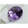 Image 1 : #87-PURPLE AMETHYST GEMSTONE OVAL 4.80ct