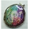 Image 1 : #133-NATURAL RAINBOW SOLAR QUARTZ PENDANT