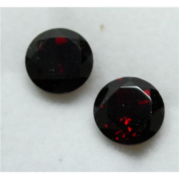 #97-DARK RED GARNET GEMSTONES ROUND 4.90ct