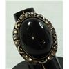 Image 1 : #123-NATURAL BLACK OBSIDIAN RING SIZE 5