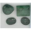 Image 1 : #152-GREEN EMERALD GEMSTONES 20.10ct