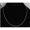 Image 1 : #341-STERLING SILVER NECKLACE 18" 2pcs