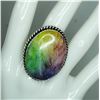 Image 1 : #47-NATURAL RAINBOW SOLAR QUARTZ RING SIZE 6.5