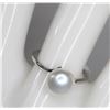 Image 1 : #251-FRESH WATER PEARL RING (WHITE) SIZE 5.5