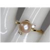 Image 1 : #247-FRESH WATER PEARL RING (PINK) SIZE 6.5