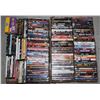 LOT W/ TWO FLATS OF DVD'S - OVER 150 INCLUDED