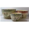 Image 1 : MIXING BOWLS- NESTING STYLE "CULINARY HERBS" SET