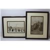 Image 1 : FRAMED ANTIQUE NATIVE AMERICAN PHOTOS- SET OF 2