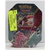 SEALED IN TIN POKEMON COLLECTORS CARDS IN PACKS