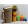 Image 1 : OLD TUPPERWARE JUG & CUPS SET