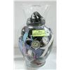 Image 1 : LARGE VASE FULL OF OLD NEW BROKEN AND USED WATCHES