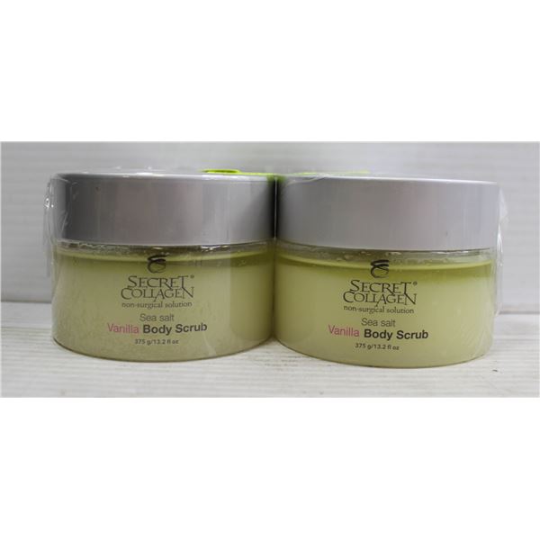 2X SECRET COLLAGEN SEA SALT VANILLA BODY SCRUB