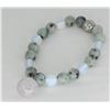 Image 1 : #271-SRI-LANKA MOONSTONE/GREEN SPORT JASPER