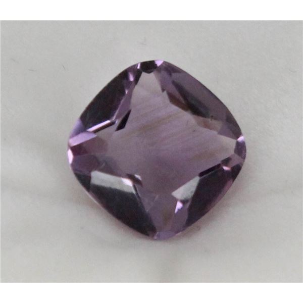 #195-PURPLE AMETHYST GEMSTONE 2.5ct/9X9MM