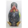 Image 1 : VINTAGE FOLK ART WOODEN HANDMADE ROOSTER 13"