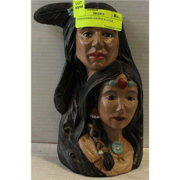 INDIGENOUS COUPLE STATUE