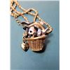 6)  DESIGNER BETSEY JOHNSON BROOCH/PENDANT OF 30"
