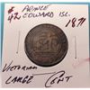 21)  PEI 1871 VICTORIAN LARGE PENNY.