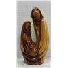 Image 1 : HOLY FAMILY CARVED OLIVEWOOD FROM HOLYLAND