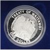 Image 1 : NEW ZEALAND TREATY OF WAITANGI SILVER DOLLAR