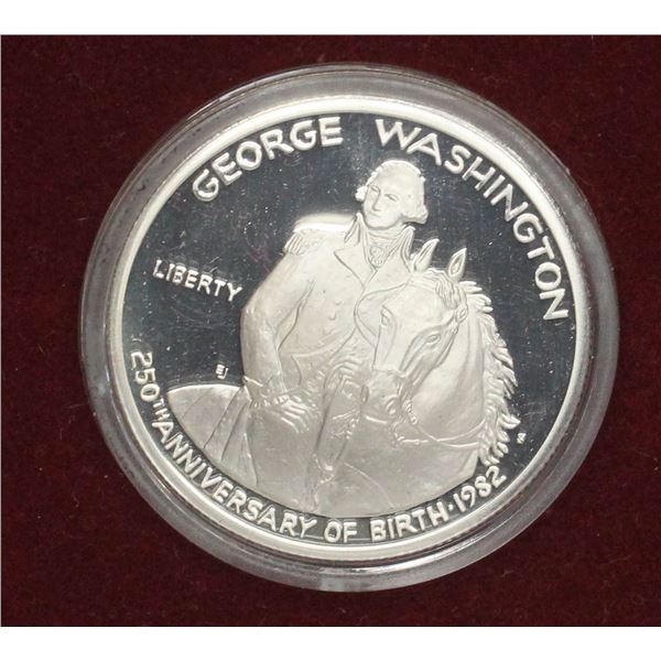 1982 USA SILVER PROOF GEORGE WASHINGTON 50 CENT