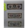 Image 1 : LOT OF 3 HIGH GRADE ECUADORIAN BANKNOTES