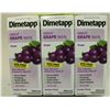 Image 1 : 3 PACK DIMETAPP GRAPE COLD MEDICINE SYRUP 100ML