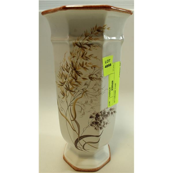 10  CERAMIC VASE