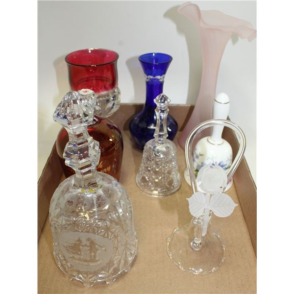 CRYSTAL BELLS VASES AND MORE.