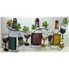 Image 1 : SHOWHOME DECORE HANGING WINE ART, BOTTLES, GLASS