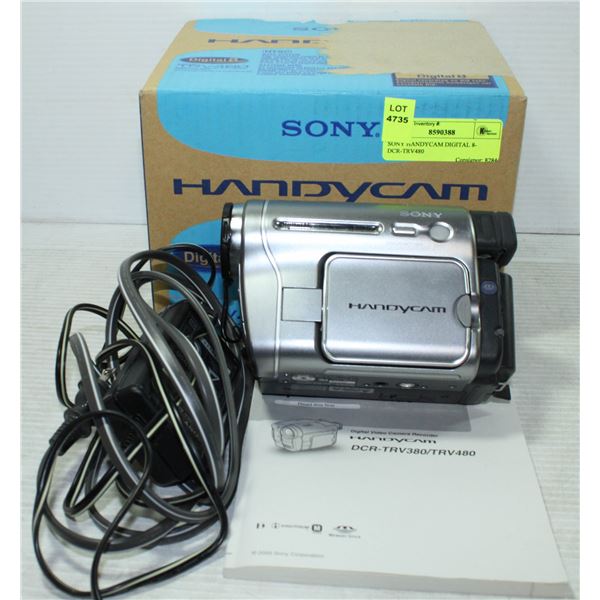 SONY HANDYCAM DIGITAL 8- DCR-TRV480