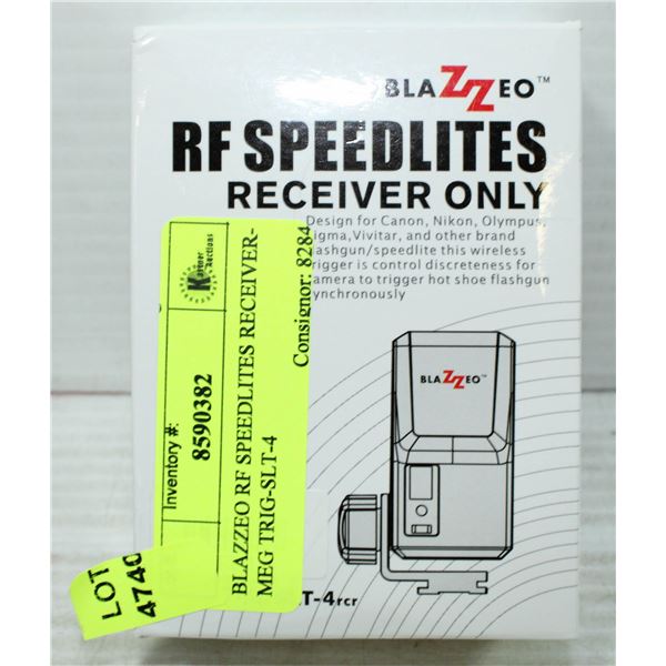 BLAZZEO RF SPEEDLITES RECEIVER- MEG TRIG-SLT-4