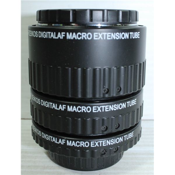 ZEIKOS FOR NIKON DIGITAL MACRO EXTENSION TUBE SET