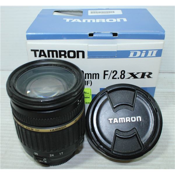 TAMRON FOR NIKON SP AF 17-50MM F2.8 LENS W/HOOD