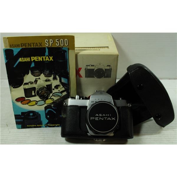 VINTAGE PENTAX ASHAHI 35MM CAMERA- SP 500