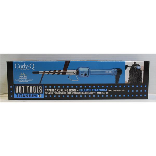 HOT TOOLS SMALL 3/8  - 3/4  TAPERED CURLING IRON