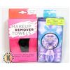 Image 1 : NEW MAKE UP REMOVER TOWELS  AND MICROFIBER HAIR