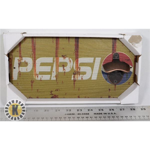 NEW PEPSI BOTTLE OPENER PLAQUE