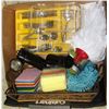 Image 1 : BOX OF ASSORTED HOUSEHOLD + KITCHEN ITEMS