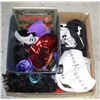 Image 1 : BOX OF HALLOWEEN COSTUMES, MASKS, WIGS + MORE