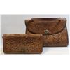 Image 1 : VINTAGE 2 LEATHER TOOLED