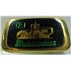 Image 1 : VINTAGE SOLID BRASS JOHN DEERE BELT BUCKLE