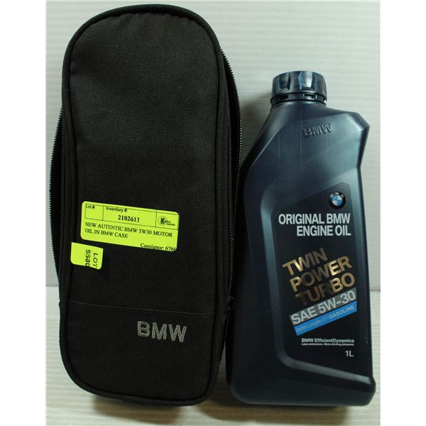 NEW AUTENTIC BMW 5W30 MOTOR OIL IN BMW CASE