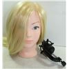 Image 1 : COSMETOLOGY MANEQUIN HEAD W/ STAND FOR TABLE