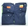 Image 1 : 2 NAVY BLUE COVERALLS W/ REFLECTOR STRIPS S: 38