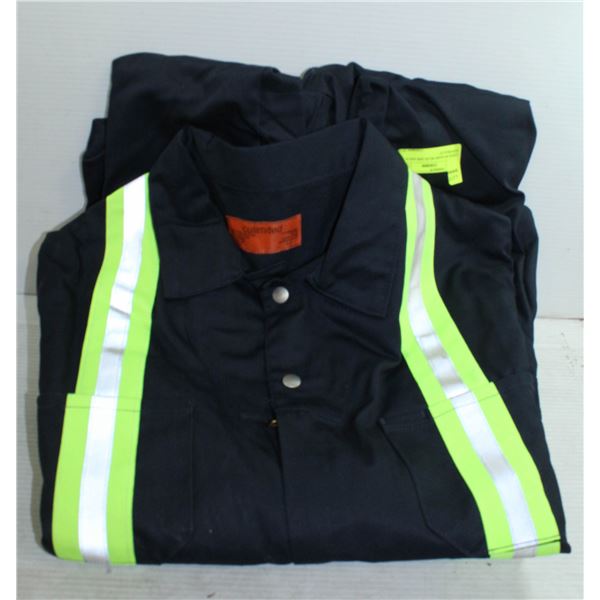 2 SIZE 60 DARK BLUE ONE PIECE COVERALLS