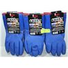 3PK WATSON FROST FREE GLOVES HEAVY ACRYLIC SIZE XL