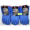 Image 1 : 3PK WATSON FROST FREE GLOVES HEAVY ACRYLIC SIZE XL