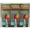 Image 1 : 3 PACK DRIXORAL NASAL CONGESTION 25ML BOTTLES