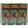 Image 1 : 3 PACK DRIXORAL NASAL CONGESTION 25ML BOTTLES